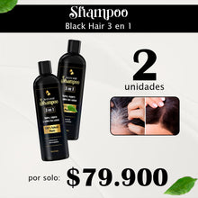Cargar imagen en el visor de la galería, Black Hair Shampoo 3 en 1
